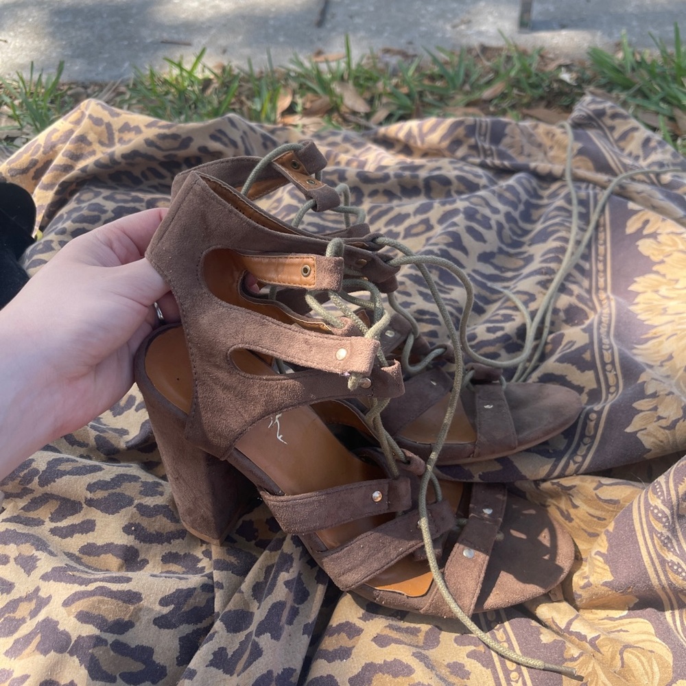 Tan heels